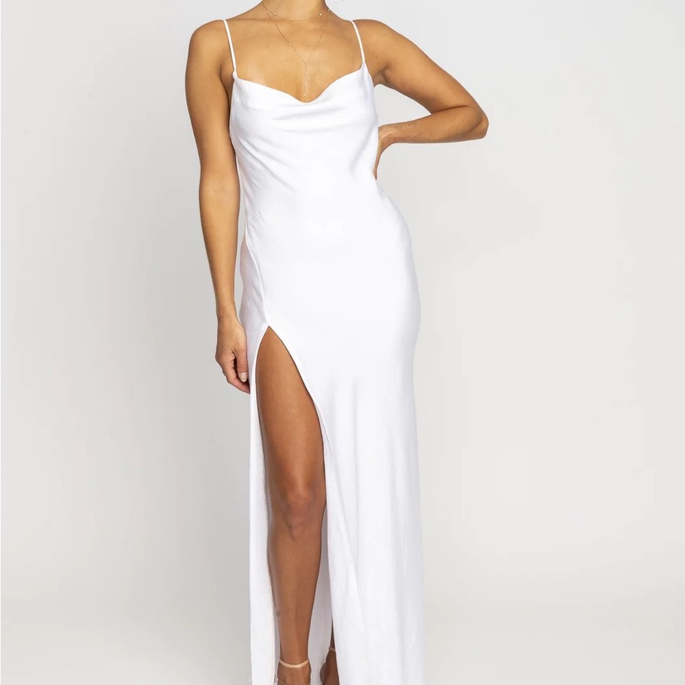 Worn once RESA River dress in ivory. Size small.